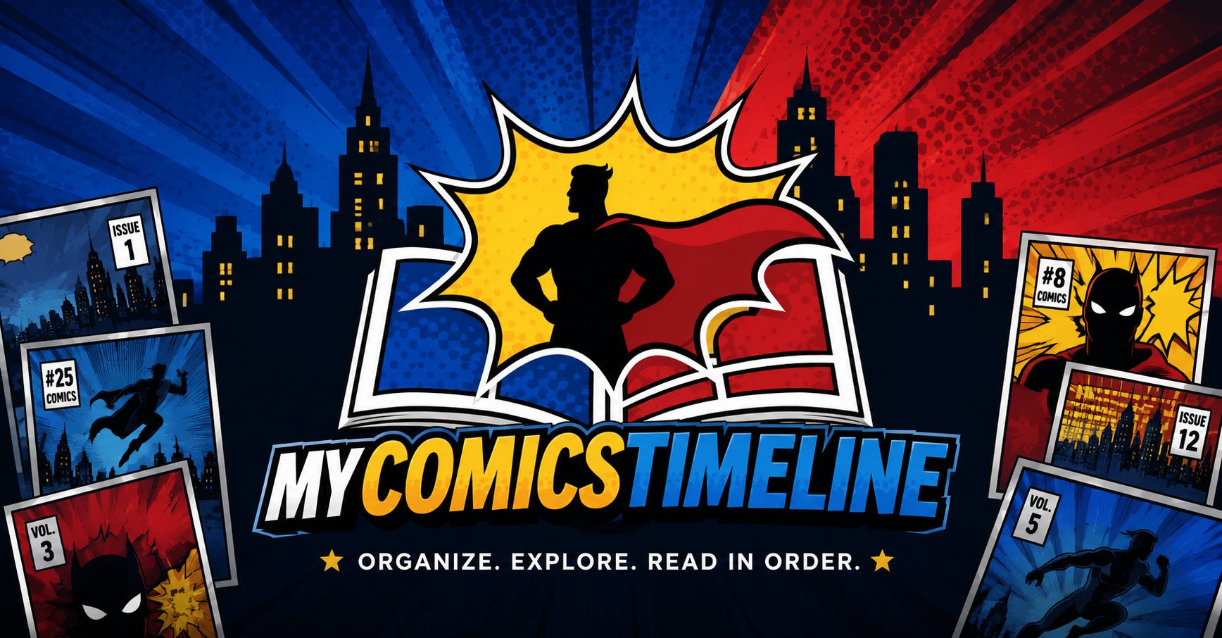 MyComicsTimeline: organizza, esplora, leggi in ordine